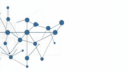 Abstract Background with Network Illustration