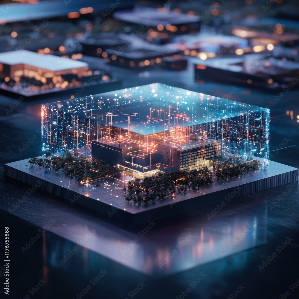 Poster dynamic cybersecurity event highlighting innovative security technologies in a virtual environment f
