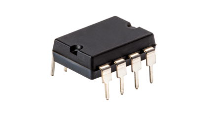 op-amp isolated on white