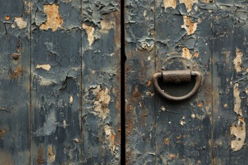 Detailed Image of Cracked and Chipped Surface for Texture Applications in Design and Art Projects