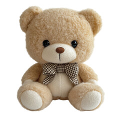 Obraz premium Cozy Teddy Bear Perfect for Children's Decor and Gifts on transparent background