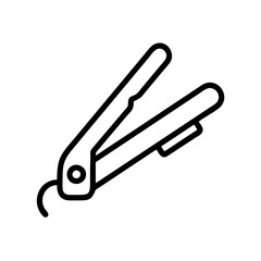 hair straightener icon design