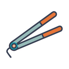 hair straightener icon design
