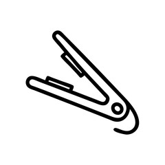 hair straightener icon design