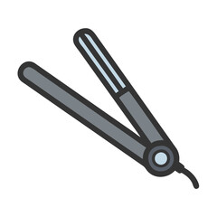 hair straightener icon design