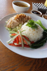 chicken hainan chinese authentic tradisional food