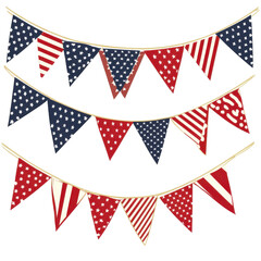 Obraz premium American Bunting perched in natural habitat on transparent background