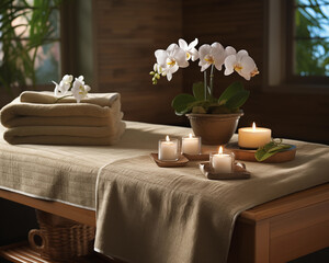 Spa room, simple, calm