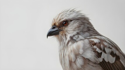 Obraz premium A bird on white background 