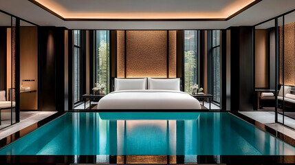 Luxury Bedroom with Indoor Pool