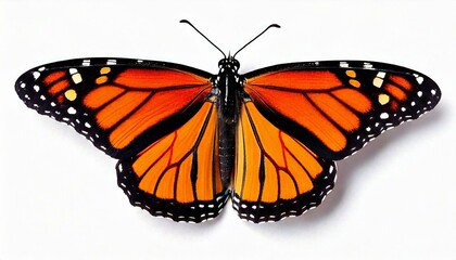 Fototapeta premium monarch butterfly Danaus plexippus or milkweed, common tiger,