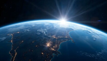 Obraz premium Earth as seen from space 