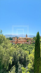 Fototapeta premium Palace Vista Illustration