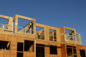 Residential Housing Construction Industry Wooden Framework