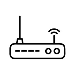 Fototapeta premium modem icon design