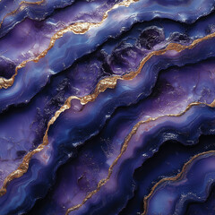 Layered purple texture with shimmering gold accents