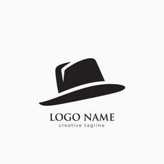 Cowboy hat silhouette. cowboy hat isolated on white background. Vector illustration. cowboy hat illustration. hand drawn cowboy hat.