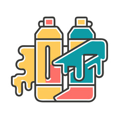 Fototapeta premium Austero Graffiti Vector: Perfect for Urban Branding