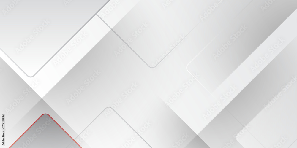Poster Simple gray background stoke triangles shapes. modern design template background. abstract gray line light dynamic shape composition background for poster, banner, wallpaper, flyer presentation bg.	