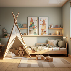 Minimalist children's room