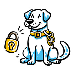 Playful Dog Vector Graphic for Pet Projects