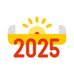 Modern 2025 Vector Design - Perfect for Calendars and Events