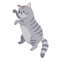 Adorable Cat Vector Illustration - Free Download