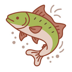 Colorful Fish Vector Illustration for Aquatic Themes