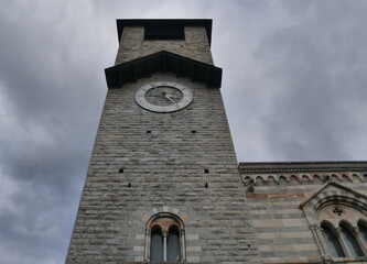 Bells tower of Santa Maria Assunta cathedral, Dome of Como, Lombardy, Italy