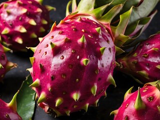 close up photo of fresh looking dragon fruit