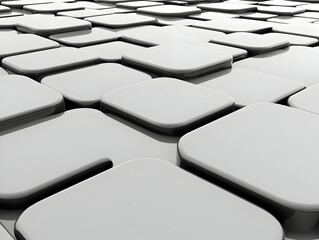 Obraz premium Abstract 3D Grey Blocks Background