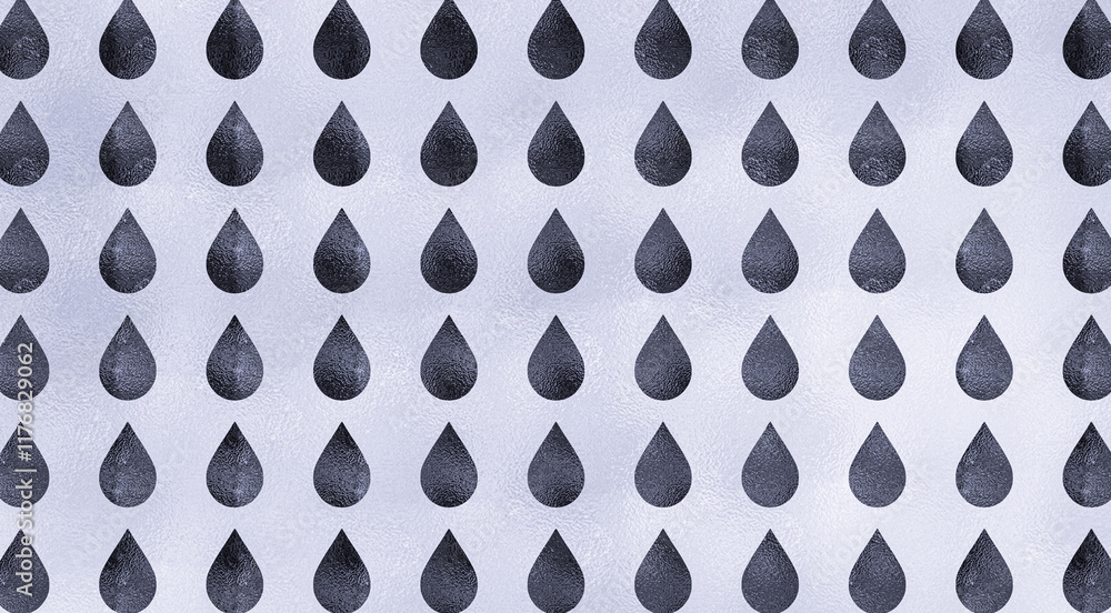 Poster modern window glass frosted texture. modern frosted glasses with patterns. silver foil pattern textu