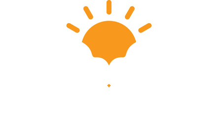 Weather illustration icon flat art design