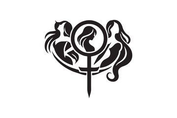 International Women's Day March 8th design template banner or flyer