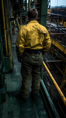 Industrial Worker Photo:  Gritty Factory Setting