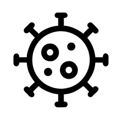 Obraz premium HMPV virus icon design 