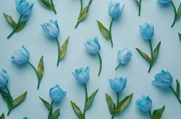 Beautiful composition spring flowers. Bouquet of pink tulips flowers on pastel pink background. Valentine's Day, Easter, Birthday, Happy Women's Day, Mother's Day.
Flat lay, top view, copy