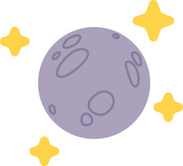 Weather illustration icon flat art design