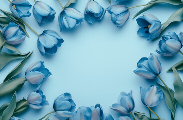 Beautiful composition spring flowers. Bouquet of pink tulips flowers on pastel pink background. Valentine's Day, Easter, Birthday, Happy Women's Day, Mother's Day.
Flat lay, top view, copy