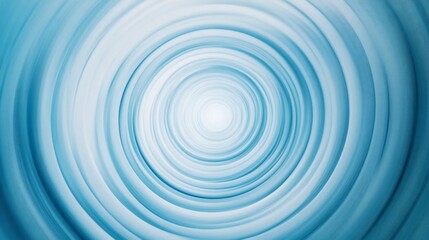 Abstract swirling blue concentric circles, hypnotic vortex.