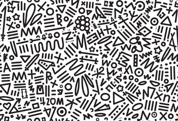 Abstract Line Art Pattern – Intricate and Creative Design Featuring Dynamic Lines, Shapes, and Textures, Perfect for Modern Art, Graphic Design, Backgrounds, Textiles, and Contemporary Visual Projects