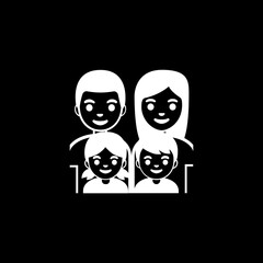 Family (Father, Mother, and Two Daughters)
