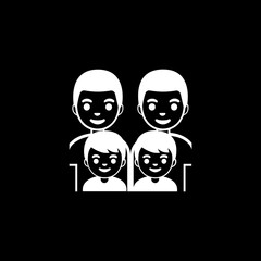 Family (Two Fathers and Two Daughters)
