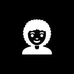 Curly Hair Person
