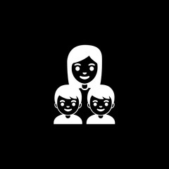 Mother with Two Sons
