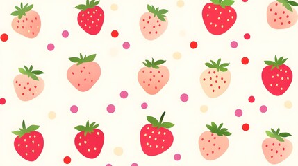 Sweet Strawberry Pattern, Delightful Design