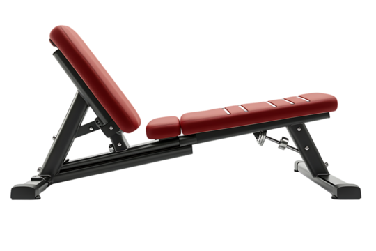 Exercise gym equipment isolated on transparent background