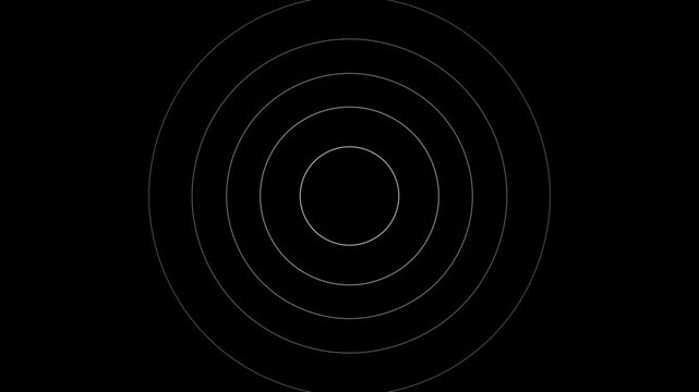 Minimal circle pattern wavey animation 