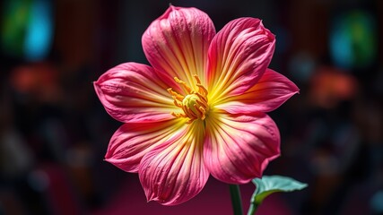 Potato Flower Close-Up, Vibrant, Artistic, Macro Photography