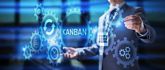 Kanban agile project management workflow business process optimisation.